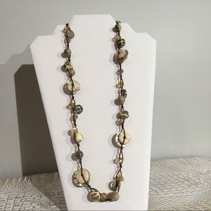 38” fashion necklace with giraffe pattern